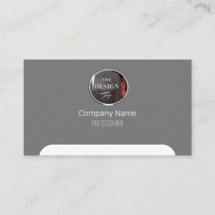 Tarjeta De Visita Profesional elegante de la fotografía o logotipo