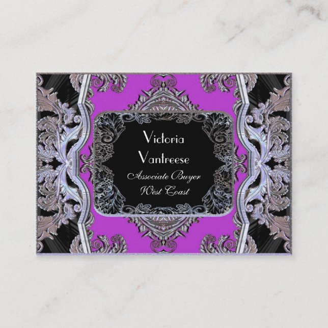 Tarjeta De Visita Profesional elegante de la pasión de la colina de (Anverso)