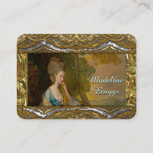 Tarjeta De Visita Profesional elegante de la perla que espera