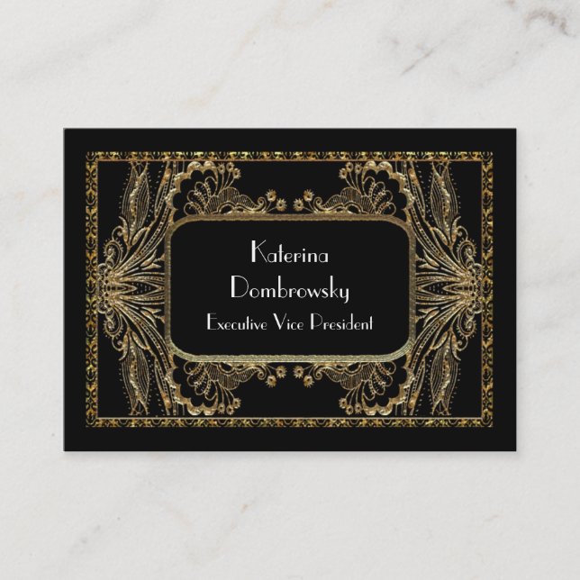 Tarjeta De Visita Profesional elegante de Vetryce (Anverso)