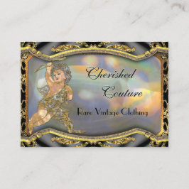 Tarjeta De Visita Profesional elegante del ángel del vintage