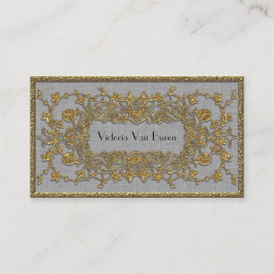 Tarjeta De Visita Profesional elegante del invierno de Adlamchelle