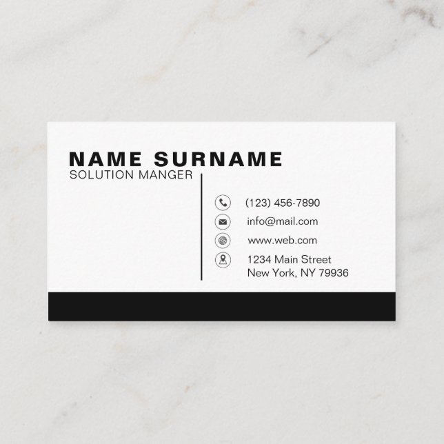 Tarjeta De Visita profesional elegante del logotipo del personalizad (Reverso)