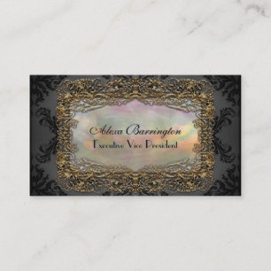 Tarjeta De Visita Profesional elegante estándar de Debsaulea