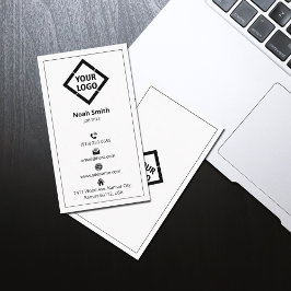 Tarjeta de visita profesional elegante minimalista