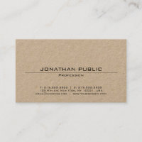 Profesional elegante minimalista del papel de