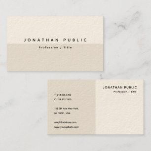 Tarjeta De Visita Profesional Elegante Moderno Simple Template Luxur