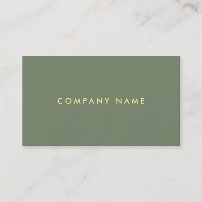 Tarjeta De Visita Profesional Elegante Plantilla de Diseño Simple Lu (Anverso)