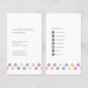 Tarjeta De Visita profesional elegante redes sociales blanca