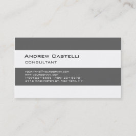 Tarjeta De Visita Profesional elegante y moderno con rayas de color 