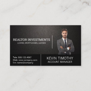 Tarjeta De Visita Profesional empresarial Finanzas