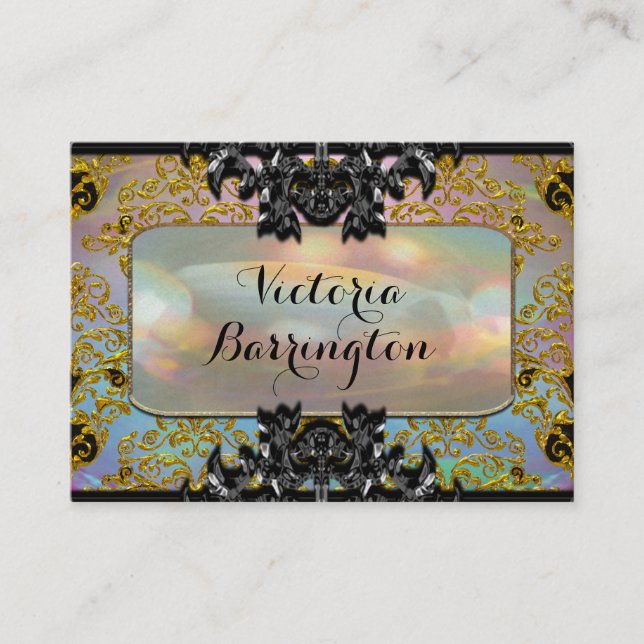 Tarjeta De Visita Profesional especial elegante del servicio del (Anverso)