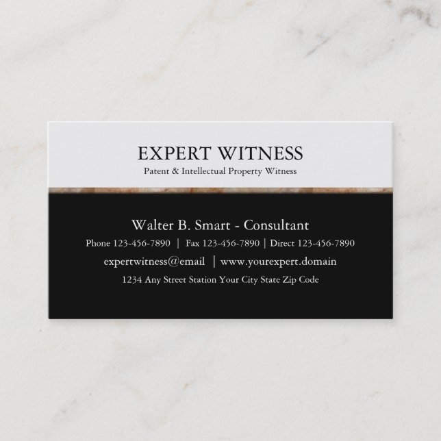 Tarjeta De Visita Profesional experto (Anverso)
