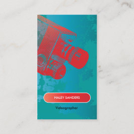 Tarjeta De Visita Profesional Filmaker de los medios