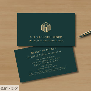 Tarjeta De Visita Profesional financiero del preparador de impuestos