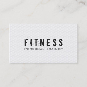 Tarjeta De Visita Profesional Fitness Entrenador Personal Simplement
