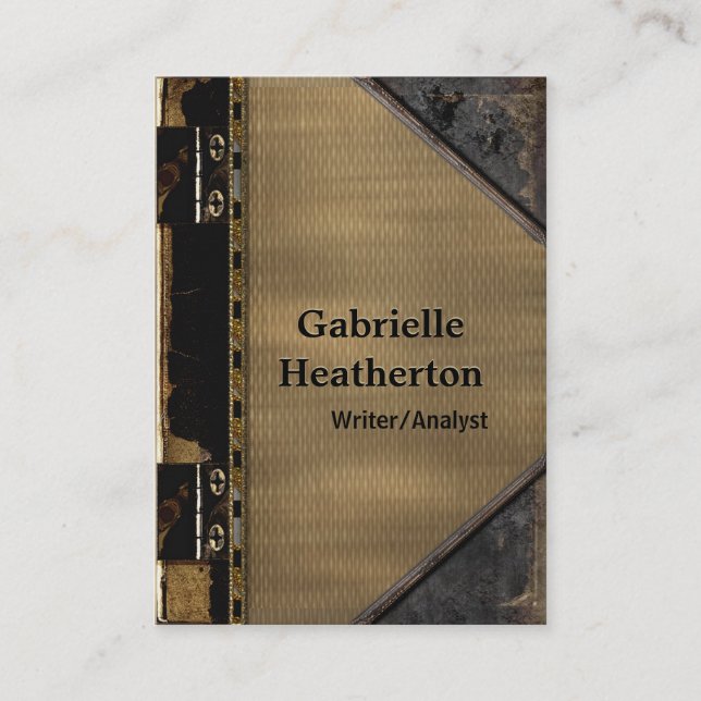 Tarjeta de visita profesional Fitzfinkle (Anverso)