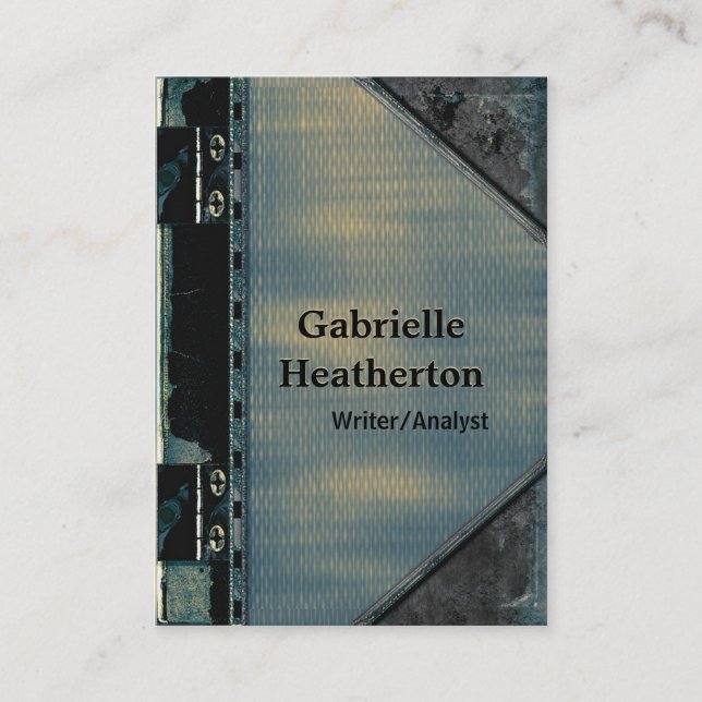 Tarjeta de visita profesional Fitzfinkle Fadden (Anverso)