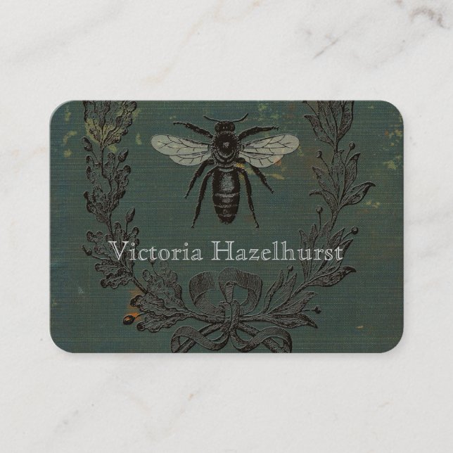 Tarjeta De Visita Profesional francés de no. 6 de la abeja (Anverso)