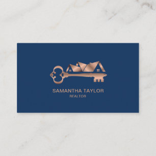Tarjeta De Visita Profesional inmobiliario Añadir foto y logo Busin