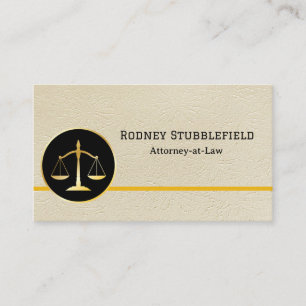 Tarjeta De Visita Profesional legal / Procurador elegante