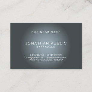 Tarjeta De Visita Profesional llano de moda del diseño elegante