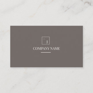 Tarjeta de visita profesional minimalista