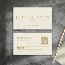 Profesional minimalista de marfil blanco creamy do