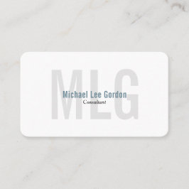 Tarjeta de visita profesional minimalista del