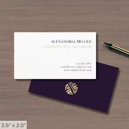 Tarjeta De Visita Profesional minimalista elegante