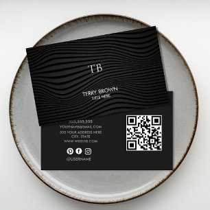 Tarjeta de visita profesional minimalista   Modern