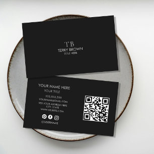 Tarjeta de visita profesional minimalista   Modern