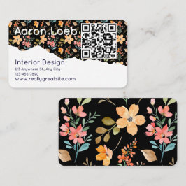 Tarjeta de visita profesional minimalista moderna