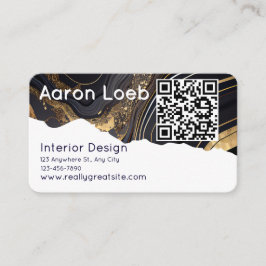 Tarjeta de visita profesional minimalista moderna