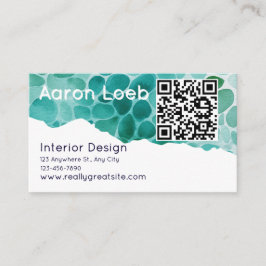 Tarjeta de visita profesional minimalista moderna