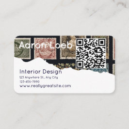 Tarjeta de visita profesional minimalista moderna