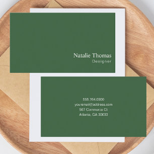 Tarjeta De Visita Profesional minimalista moderno