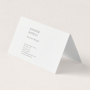 Tarjeta De Visita Profesional minimalista moderno elegante