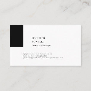 Tarjeta De Visita Profesional minimalista moderno elegante
