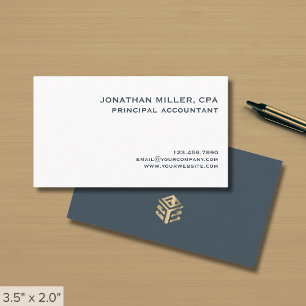 Tarjeta De Visita Profesional Minimalista simple