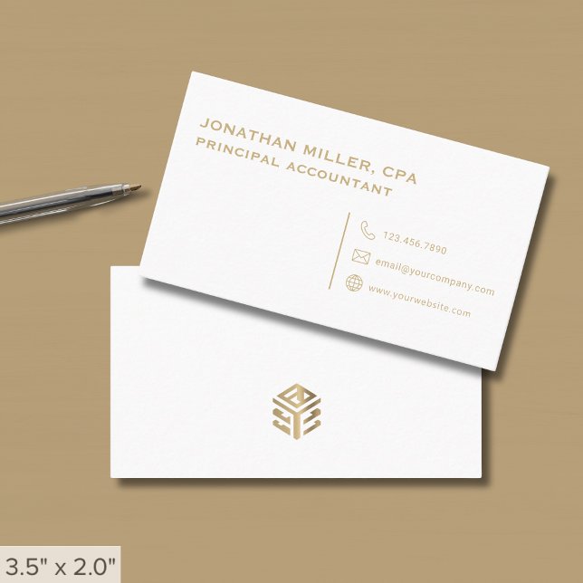 Tarjeta De Visita Profesional Minimalista simple (Subido por el creador)