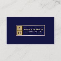 Profesional Mínimo Monograma Oro/Fiscal de la Mari