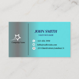 Tarjeta de visita profesional moderna