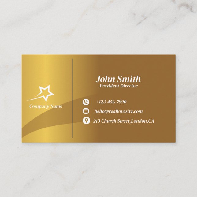 Tarjeta de visita profesional moderna (Anverso)