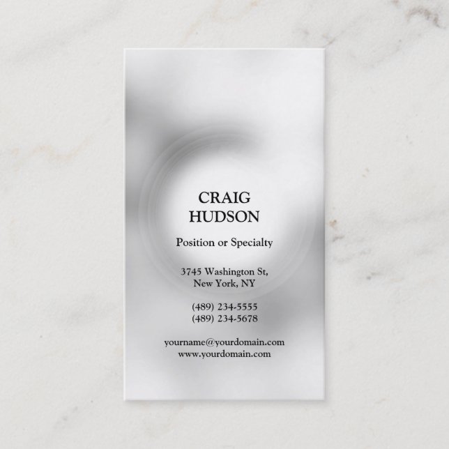 Tarjeta de visita profesional moderna (Anverso)