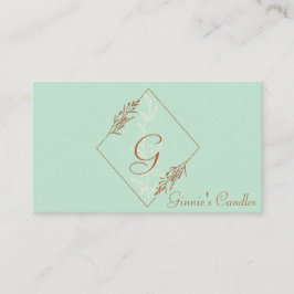 Tarjeta de visita profesional, moderna, azul y mar