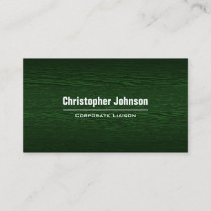 Tarjeta de visita profesional moderna de Madera Ve