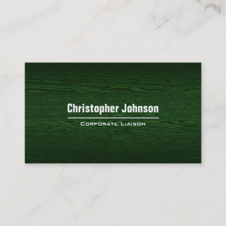 Tarjeta de visita profesional moderna de Madera Ve