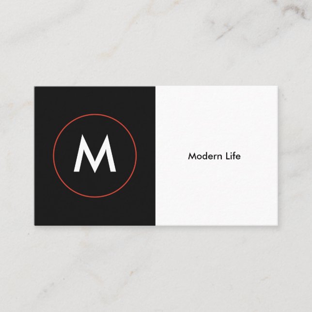 Tarjeta de visita profesional moderna del (Anverso)