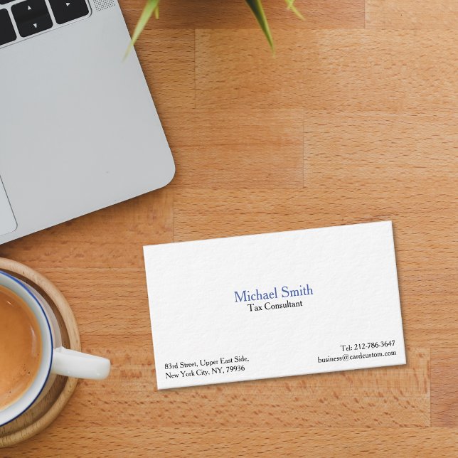 Tarjeta de visita profesional moderna y gruesa (Professional Modern Thick Premium Business Card)